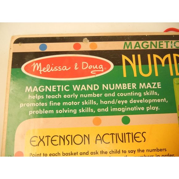 Melissa & Doug Number Maze 9 X 12" counting board - Picture 5 of 8